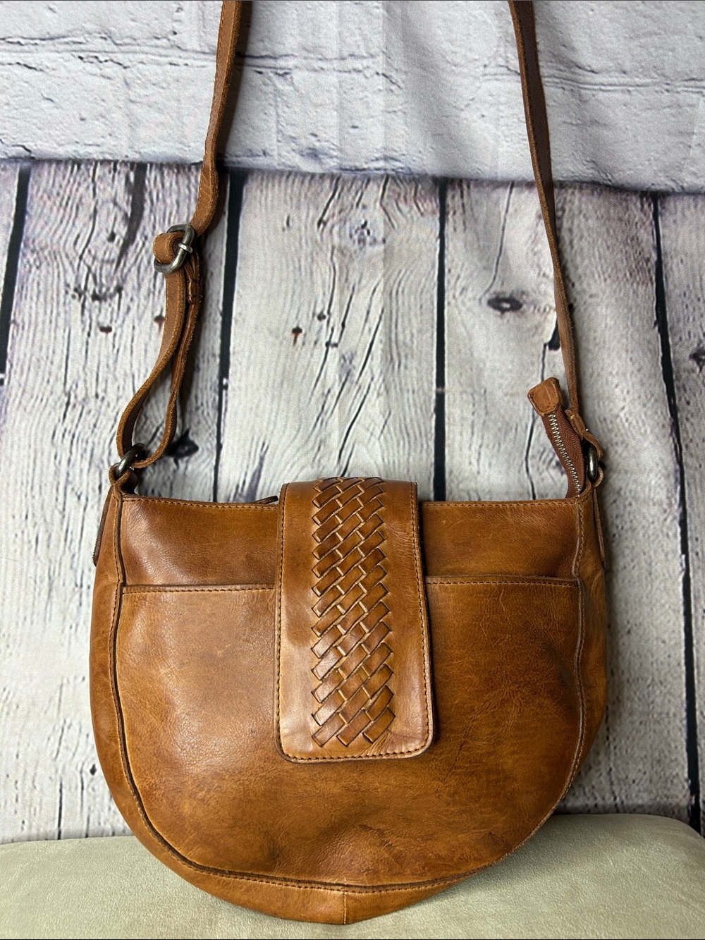 Vilenca Holland genuine leather crossbody purse